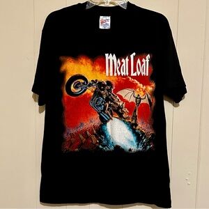 Original vintage Meat Loaf Bat Out of Hell Tour 93 94 95 t shirt men’s Large